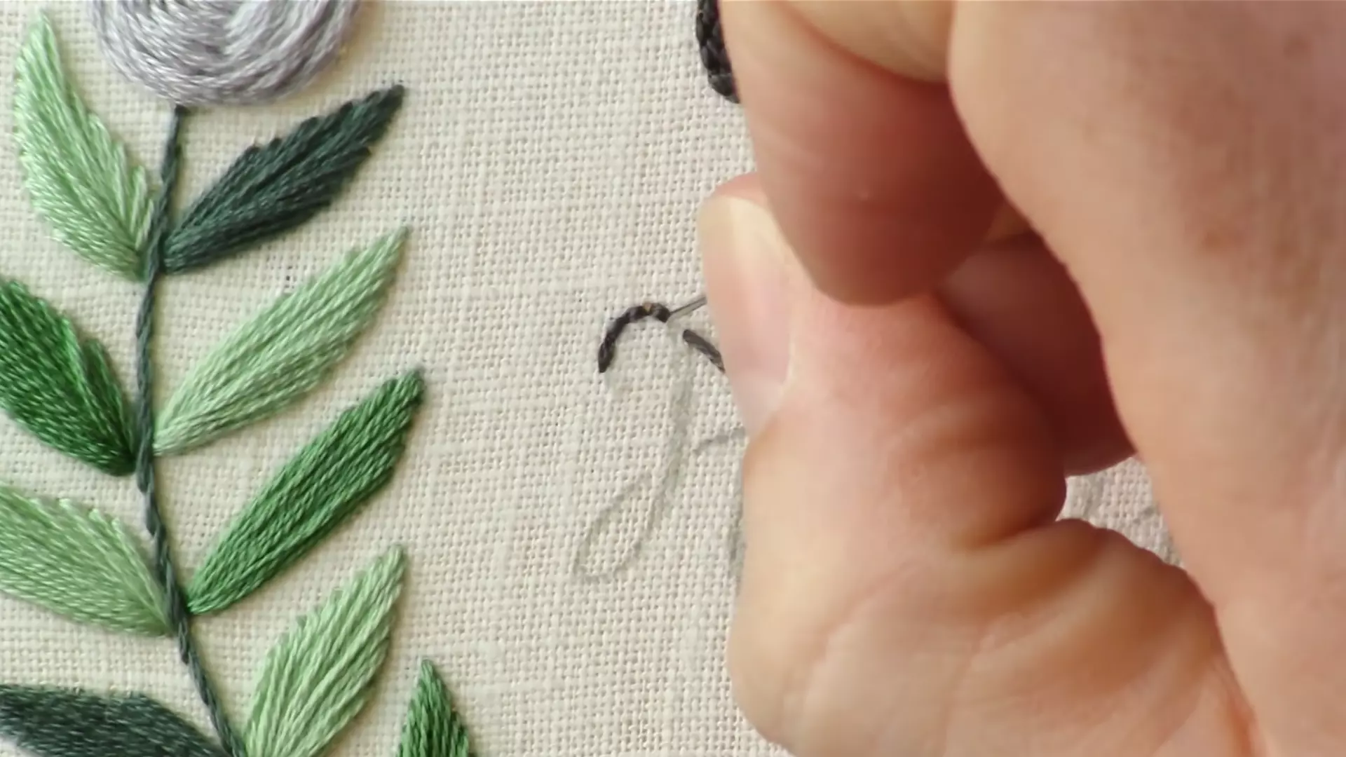 Backstitch for Embroidering Letters