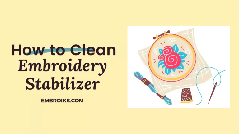 How to Use Embroidery Stabilizer – Embroider With Ease