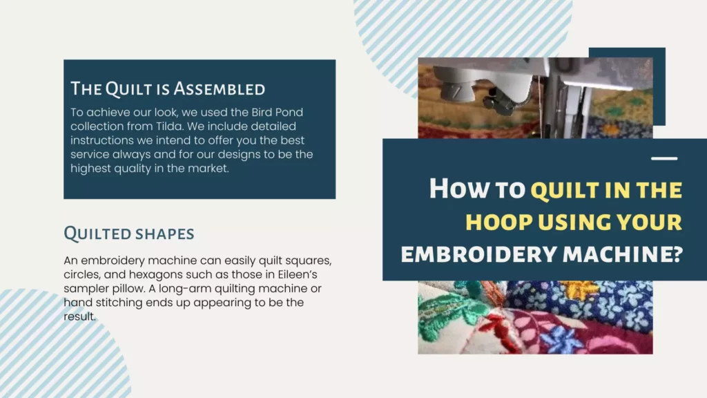 How to quilt in the hoop using your embroidery machine